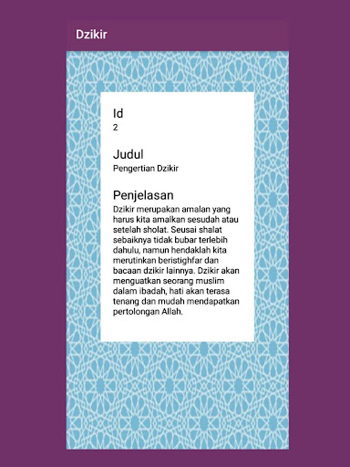 Dzikir Setelah Sholat