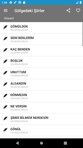 Gölgedeki Şiirler - Hüsranî Screen 2