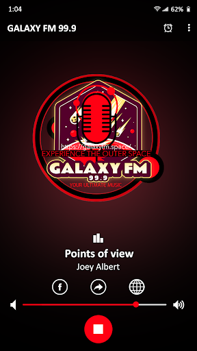 Android application Galaxy FM 99.9 screenshort