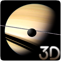 Planet Saturn 3D Live Wallpape