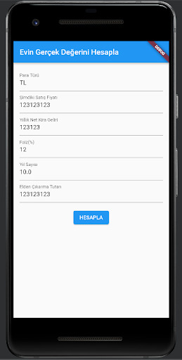 0.69Evin Gerçek Değeri Hesapla Screen 2