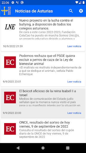 Noticias de Asturias Screen 2