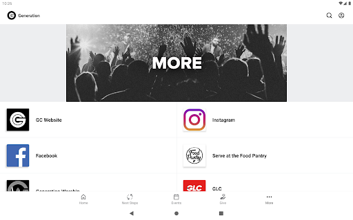 Screenshot of Generation Church - AZ