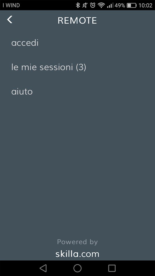 Android application skillaBoard screenshot