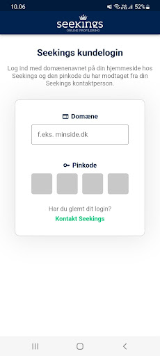 Android application Seekings screenshort