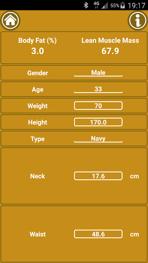 Fit Mark - Fitness Calculator Screenshot 4 - AppWisp.com
