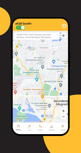 Android application aK2B Sarathi: Bid,Your Price screenshort