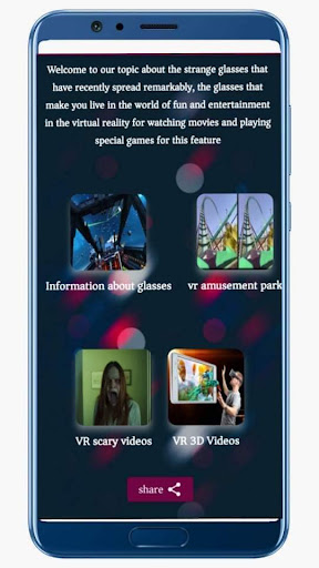 V R glasses Screen 3