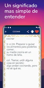 Diccionario en español