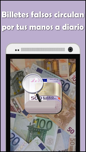 Android application Guía identificar euros screenshort