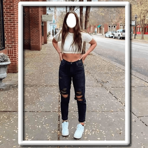 Women Jeans Photo Changer logo