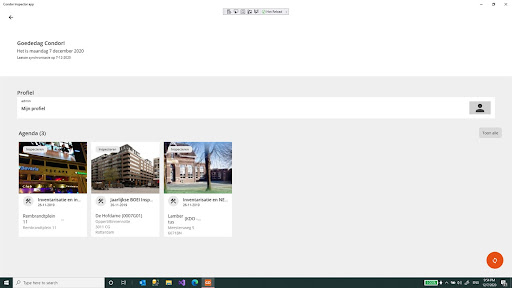 Android application Condor Meldingen screenshort