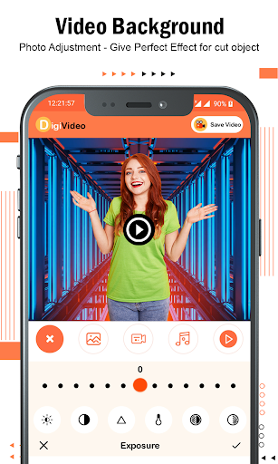 Video Background with Music Screen 3