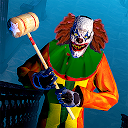 Beängstigend Clown Horror Haus Flucht