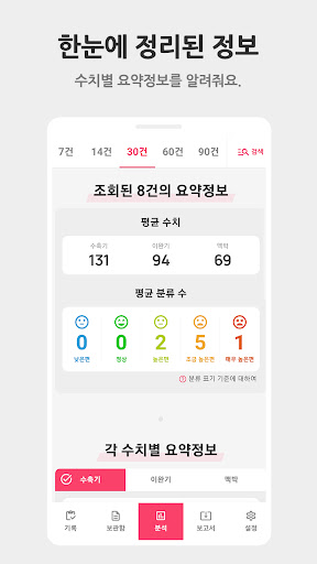 혈압 기록 고혈압 관리 Screen 3