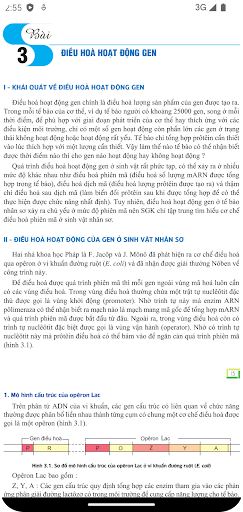 Android application Sinh học Lớp12 screenshort