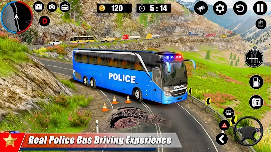 Police Bus Simulator Bus Games 13