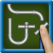 Plumbing water pipes game  Icon