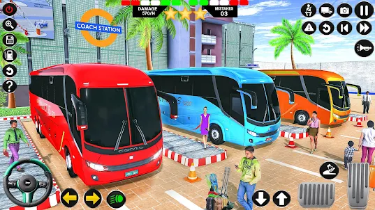 Trò chơi xe buýt thành phố 3D