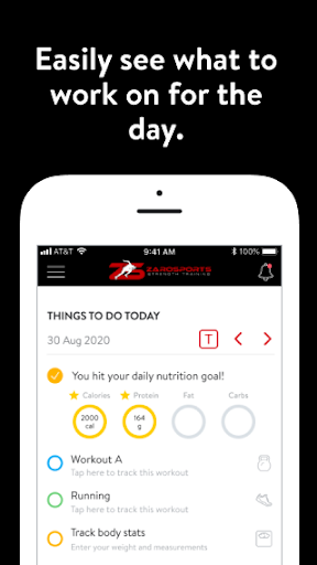 Android application ZaroSports screenshort