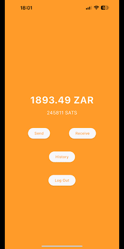 Android application Khaya Wallet screenshort