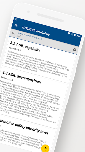ISO26262 Vocabulary Screen 2