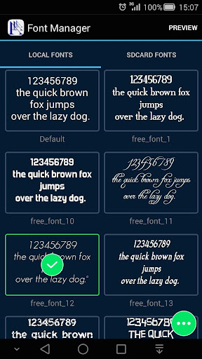 Android application Font Manager - Flipfont, Emoji screenshort