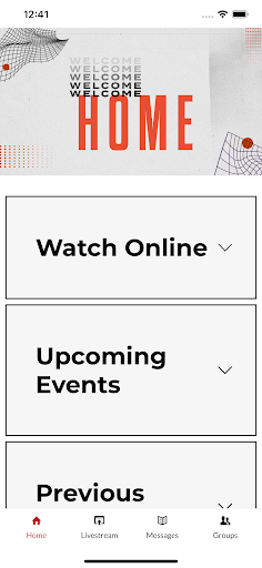 Android application New Life Church App screenshort