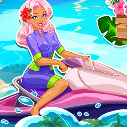 Amandas Ski Jet girly Games logo