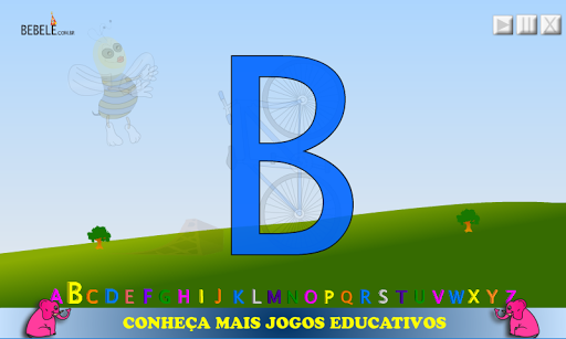 Android application ABC Maiúsculo screenshort