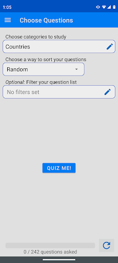 Android application Study Time! Flashcard Review screenshort