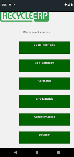 RecycleERP Screen 3