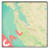 California Offline Road Map icon