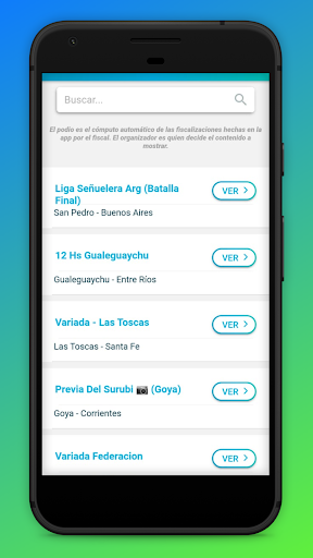 PescApp Screen 2