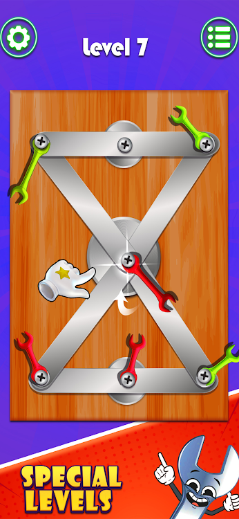 Wrench Nuts and Bolts Puzzle - 1.0 - (Android)