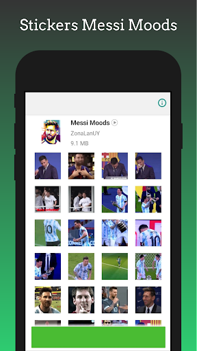Sticker - Messi Moods For WApp