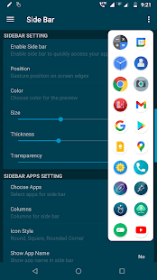 Edge Side Bar - App Shortcuts Screenshot