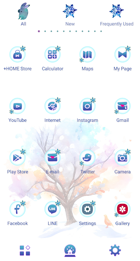 Sensational Winter Theme +HOME Screen 3