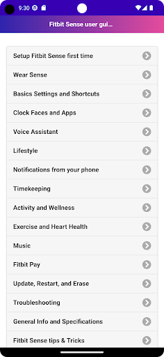User Guide for Fitbit Sense Screen 3