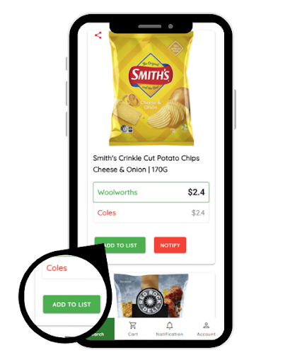 Android application Supersavers screenshort