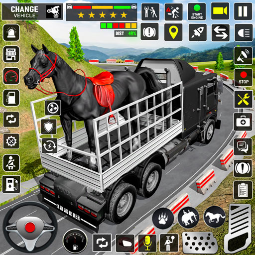 Transport Animals: Truck Games