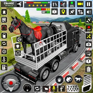 Transport Animals: Truck Games