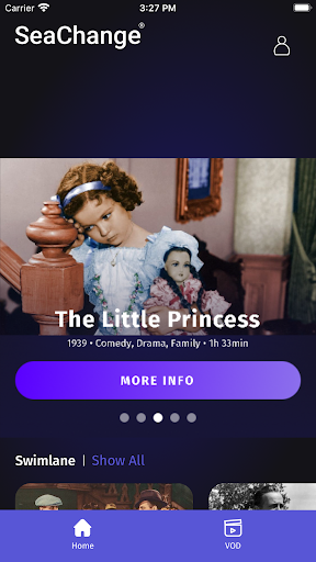 Android application SeaChange TV screenshort