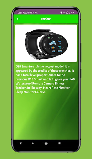 D18 Smart Watch Guide