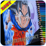How To Draw Goku Ultra Instinct EZ icon