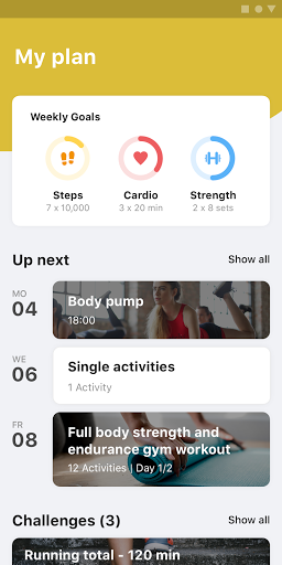 Android application Progressive Fitness NorCal screenshort