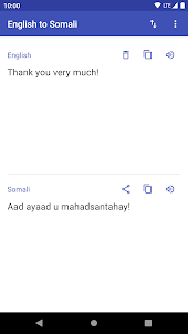 Somali to English Translator
