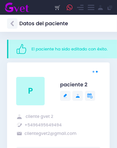 GVET Gestión Veterinaria Screen 3