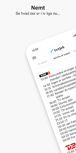 Tvtjek - Dansk TV-Guide Screen 2