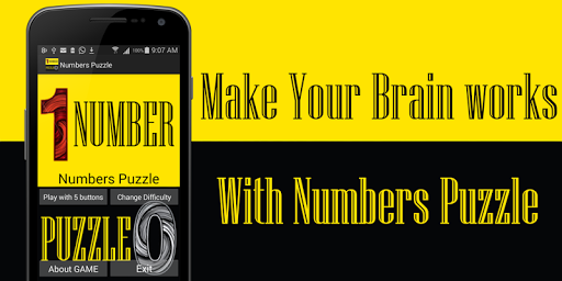 Android application Numbers Puzzle screenshort